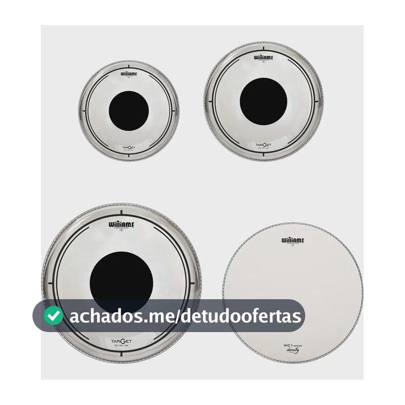 Kit Peles Williams Target Dot Tom Pack 10 12 16 Clr Caixa 14 Transparente