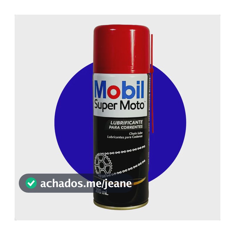 Lubrificante Para Correntes Chain Lub Super Moto 200mL Mobil