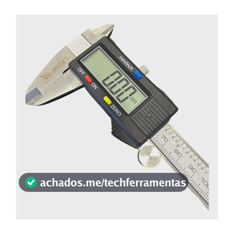 Paquímetro Digital 150mm Inox Rastreável Rbc