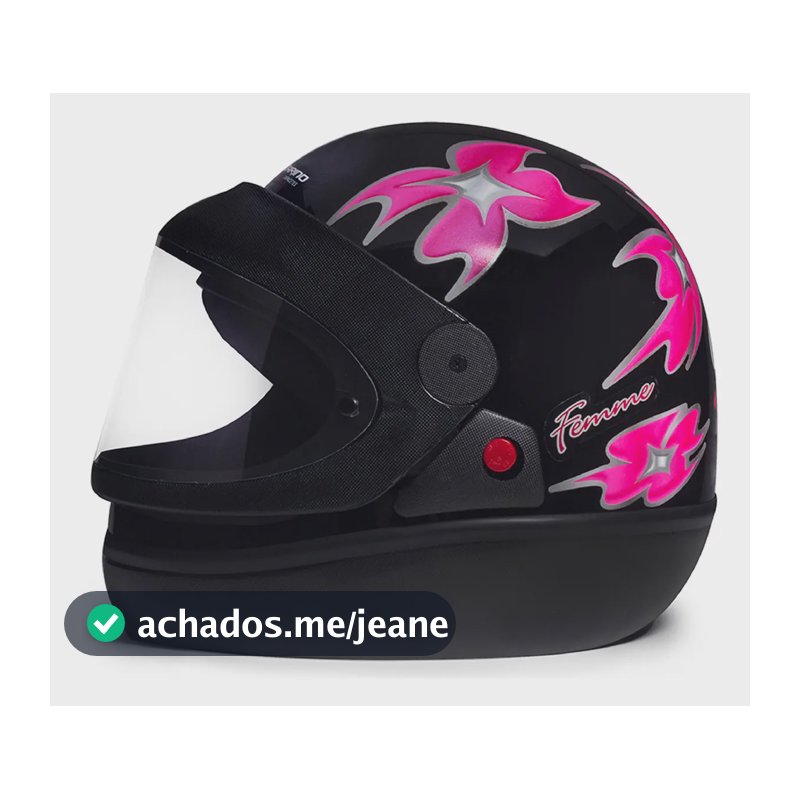 Capacete para moto integral San Marino Femme Femme preto tamanho 59/60