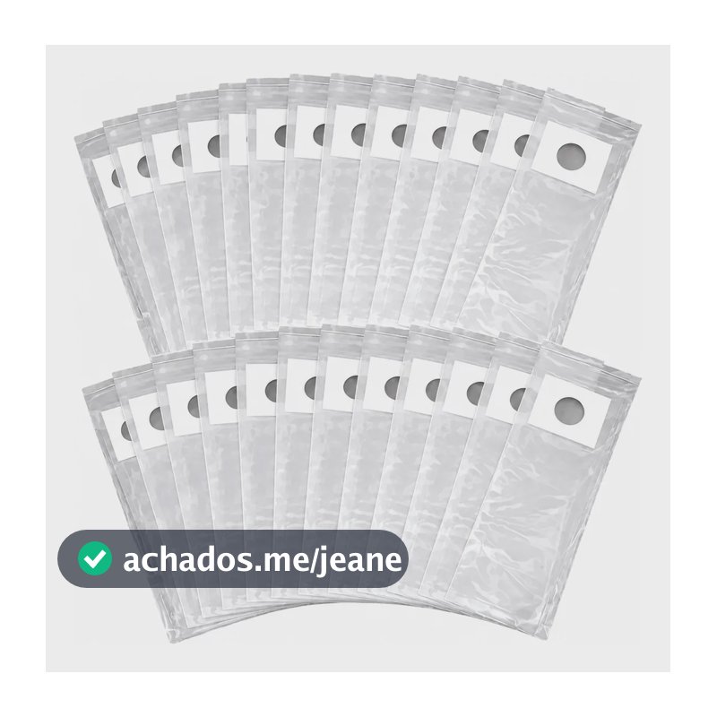 Kit 20 Sacos Coletor De Pó Universal Para Broca Até 65mm Sem Voltagem
