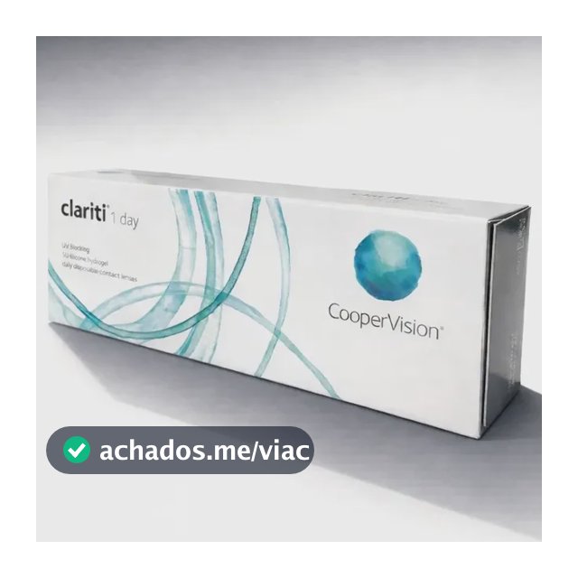 Lente De Contato Diária Clariti 1 Day Coopervision 30 Unid