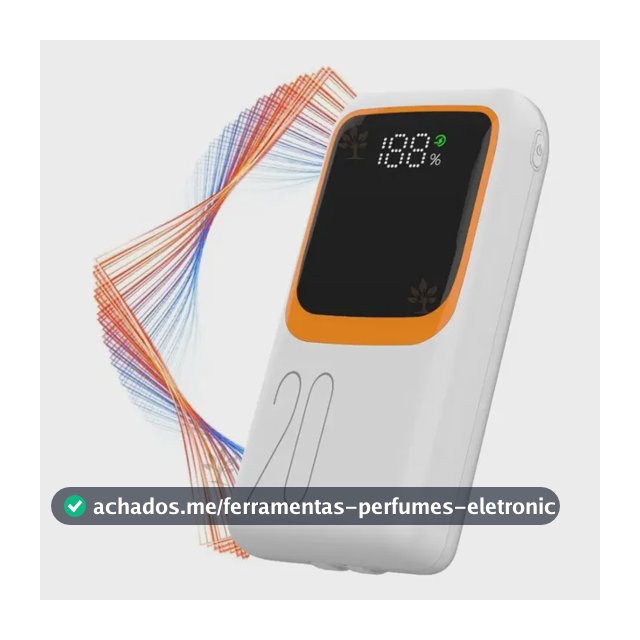 Carregador Portátil Powerbank Turbo Rápido 20000mah C/ Cabos
