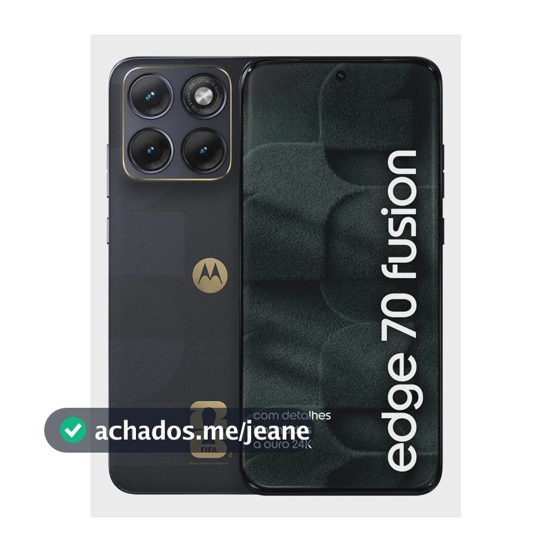 Smartphone Motorola Edge 70 Fusion 5g Fifa World Cup Collection - 256gb 8gb Ram + 16gb Ram Boost, Camera 50mp Sony Lytia 710, Tela 1.5k Extreme Amoled - Grafite