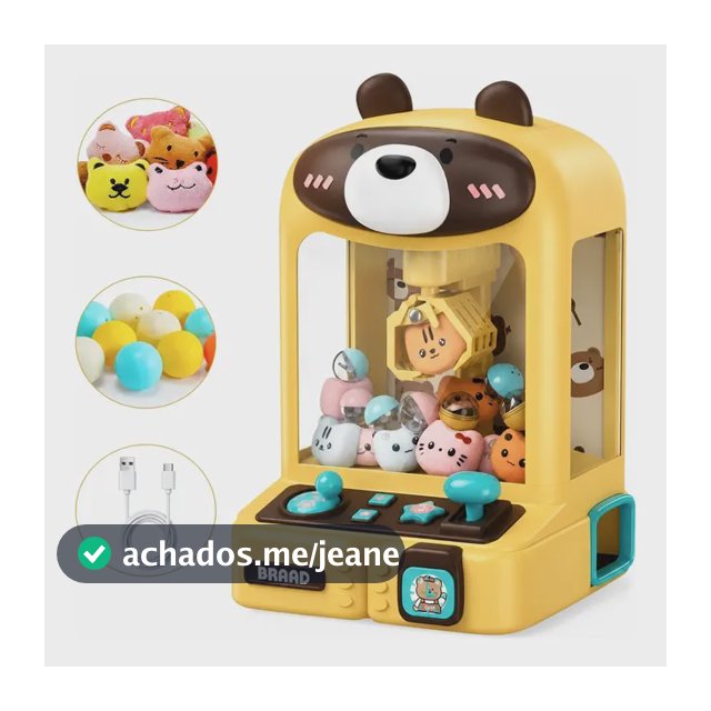 Máquina De Pegar Bichinhos Mini - Vending Gashapon E Grua