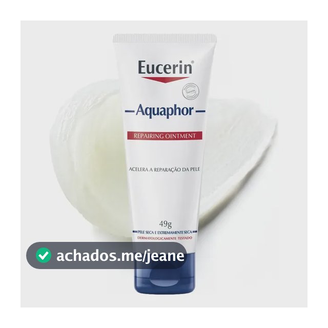 Eucerin Pomada Reparadora Aquaphor Duopack 2x9g, Hidratação Intensiva, Hidratante Labial Neutra