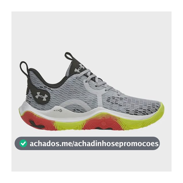 Tênis De Basquete Masculino Under Armour Spawn 3 Cinza