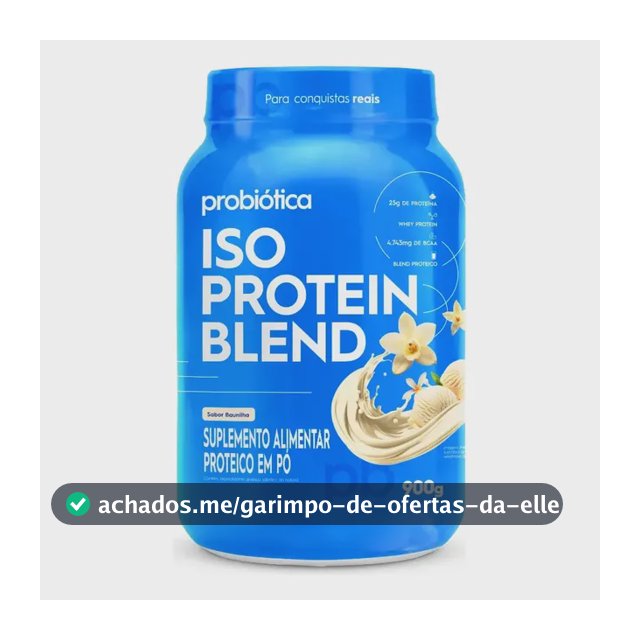 Whey protein Probiótica Iso Blend em pó sabor Baunilha x 900g