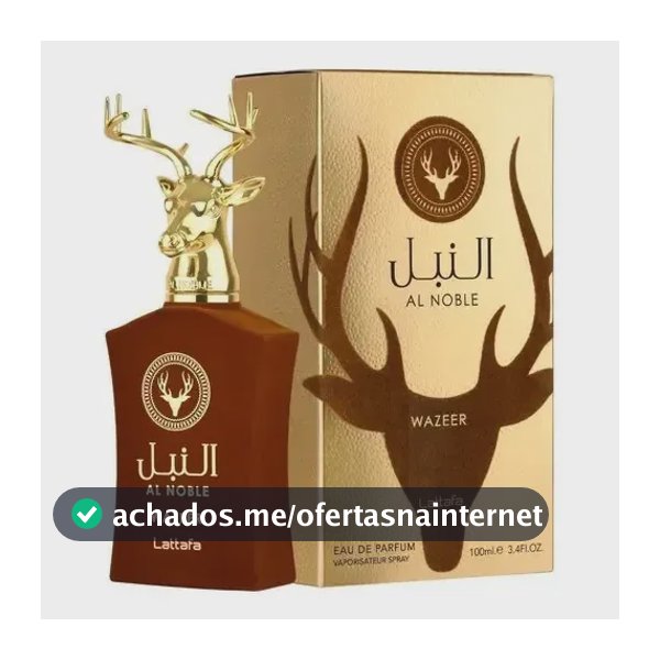 Lattafa AL NOBLE Wazeer Nicho EDP para masculino Original®