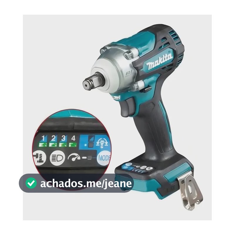 Chave De Impacto 1/2 Pol Makita Dtw300z SEM bateria e carregador
