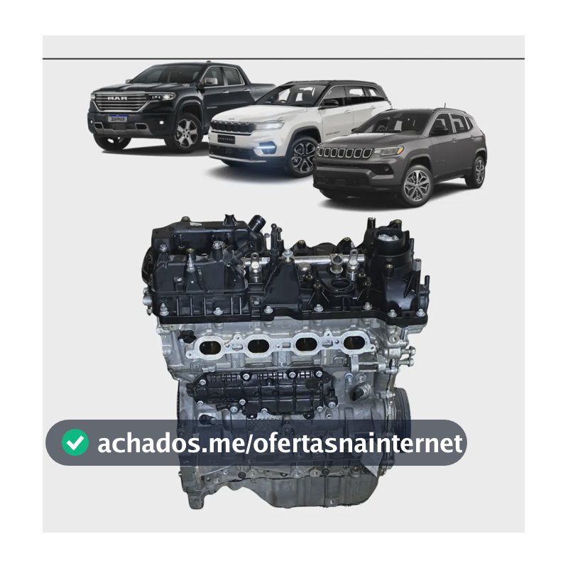 Motor Parcial Jeep Compass Commander Rampage 272cv 2.0 16v