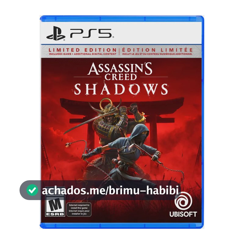Sombras de Assassin's Creed - Ed. Limitado ao PS5 Exclusive