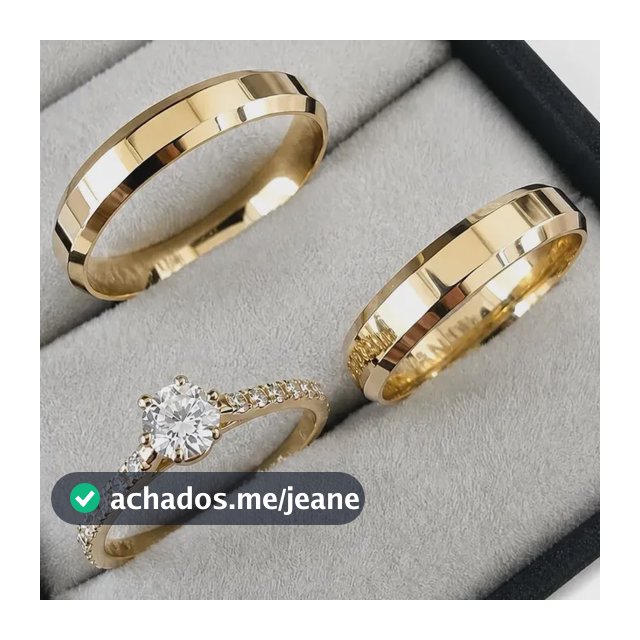 Par De Alianças Banhada A Ouro 24k Casamento Nf E Garantia