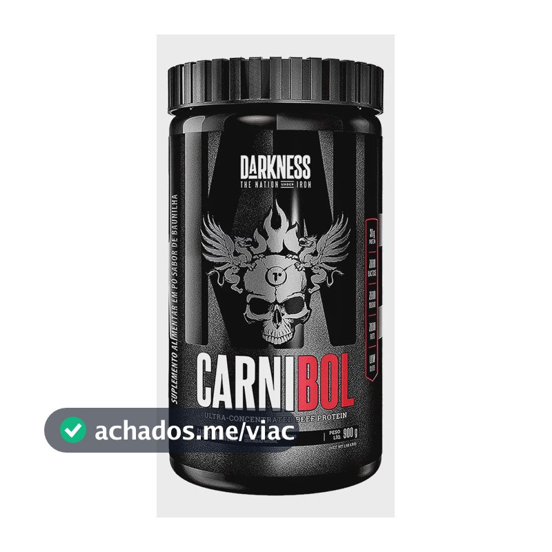 Carnibol Darkness Integralmédica Sabor Baunilha 900g Baunilha