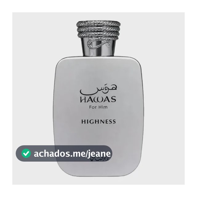 Perfume Hawas For Him Highness Rasasi Edp 100 ml Hombre