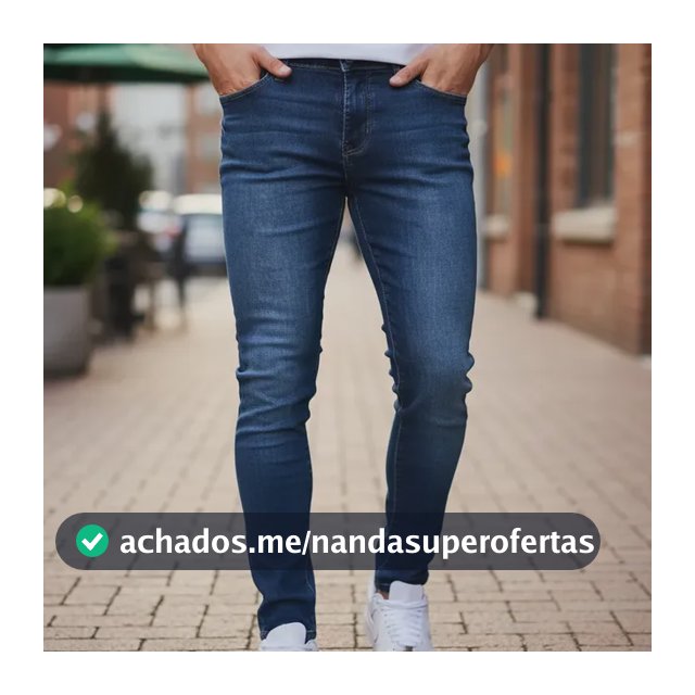 Calça Jeans Masculina Original Elastano Lycra