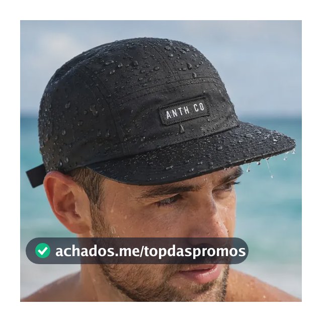 Boné Anth Co Aba Reta Water Five Panel Strapback Impermeavel