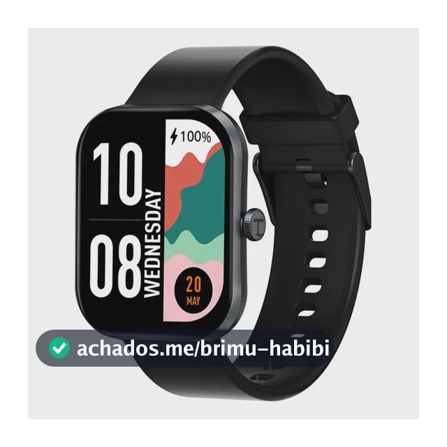 Relógio Inteligente Haylou S6 2.01 Preto Sport Ip68