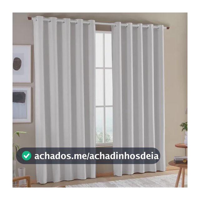 Cortina Blackout 100% 2,80x2,30 Corta Luz Sala Quarto