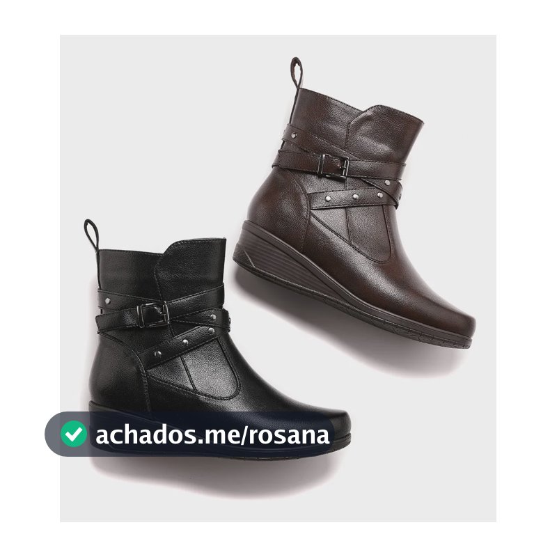 Bota Rasteira Feminina Mooncity 71161 Marrom Liso 39 Br