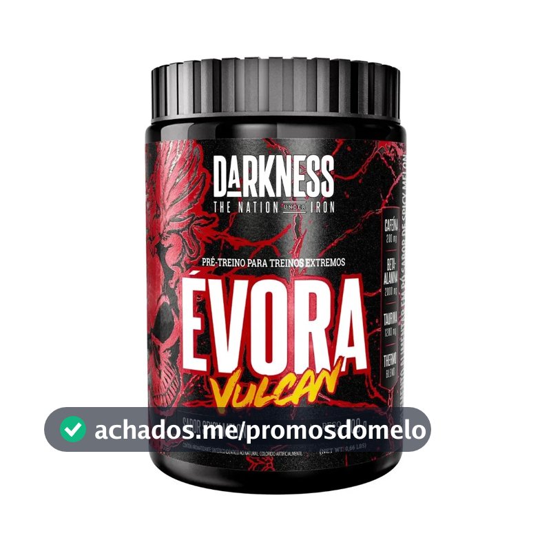 Suplemento Darkness Pré Treino DK EVORA en pó sabor spicy mellon x 300g