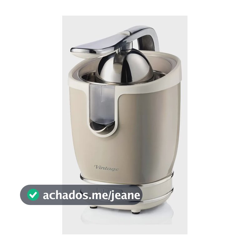 Espremedor De Frutas Ariete 413 Vintage Bege 85w