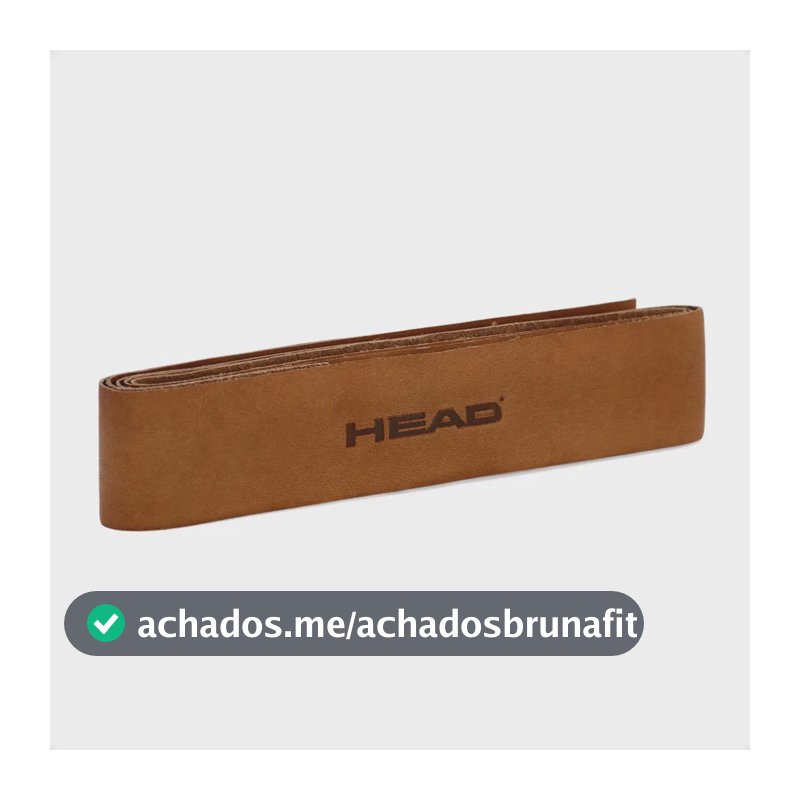 Cushion Grip De Couro Natural Head Marrom Para Tênis