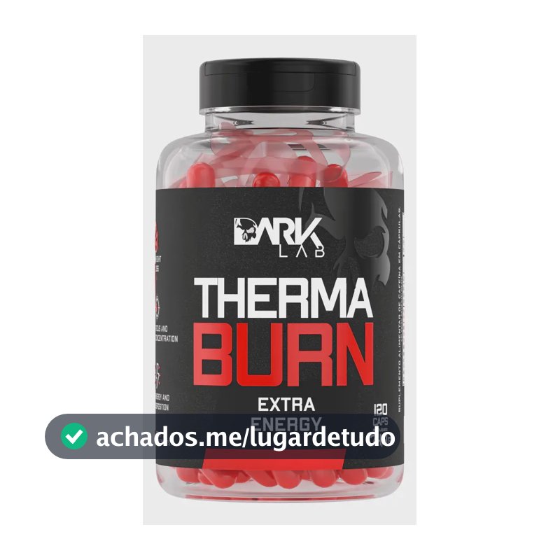 Termogênico Therma Burn 210mg De Cafeína 120 Caps Dark Lab Sabor Sem sabor