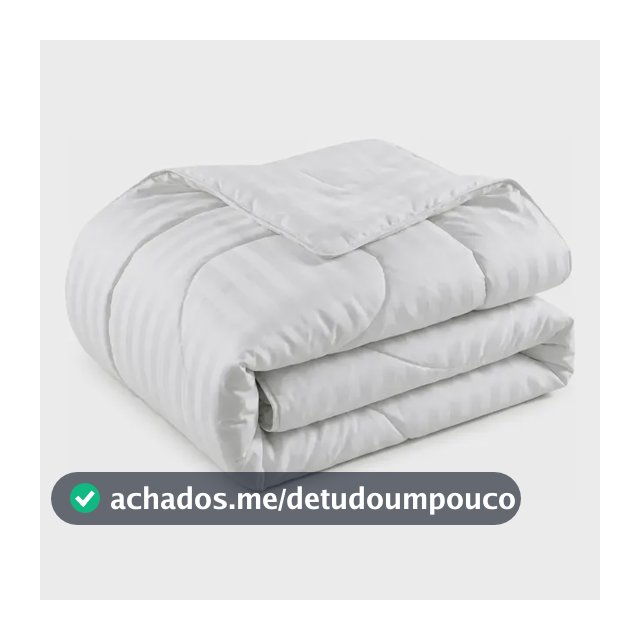 Edredom Casal Queen 400 Fios Dupla Face Grosso Hotel Oferta
