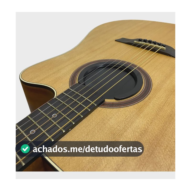 Anti Feedback Para Violão Folk Boca Redonda Borracha