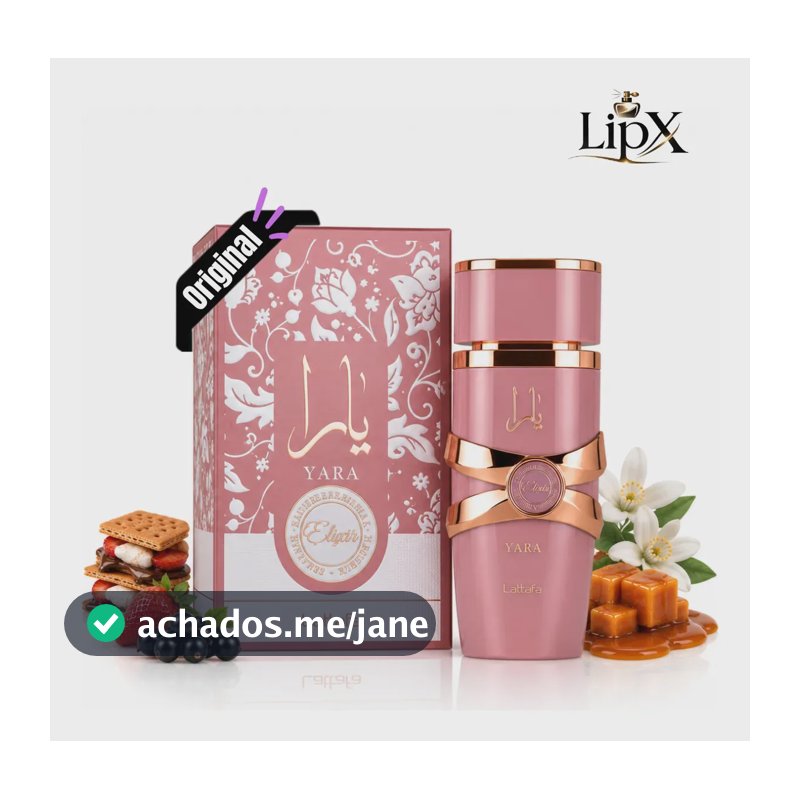 Perfume Arabe Yara Elixir Feminino Eau De Parfum 100ml Lipx