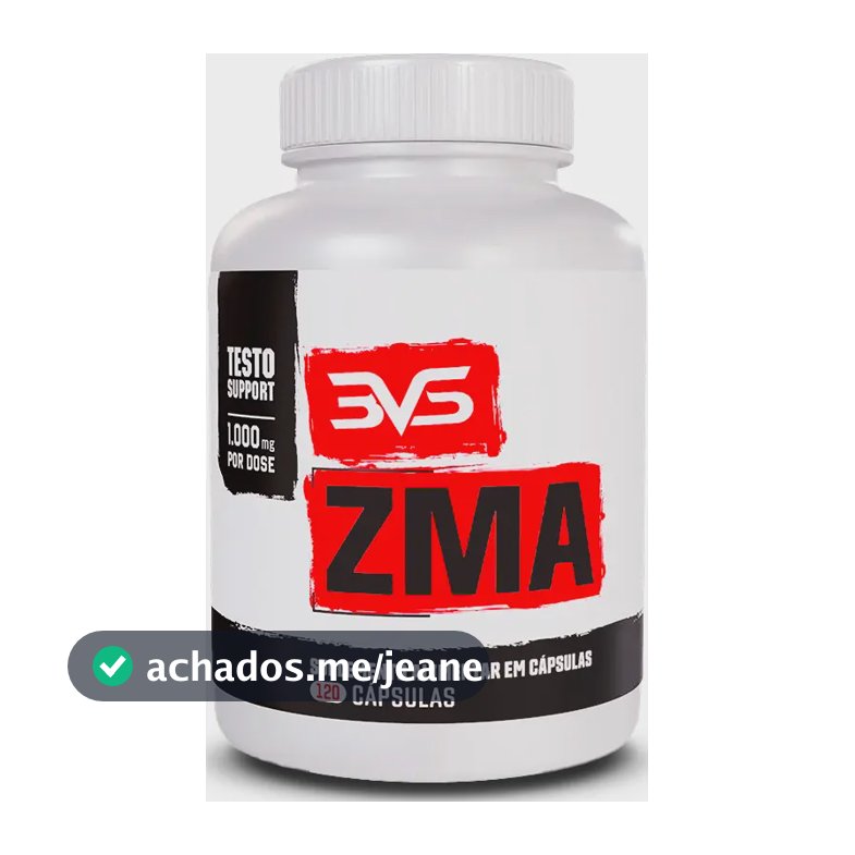 Zma 1000mg Ultra Concentrado Fórmula Exclusiva Precursor Testo - 120 Cápsulas