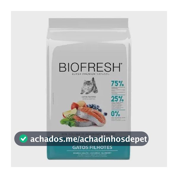 Ração Seca Gato Filhote Salmão 1,5kg Biofresh Super Premium