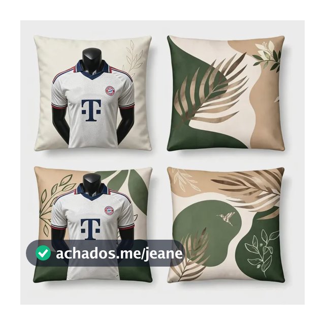 W Kit 4 Capas Para Almofadas Bf Decorativas 45x45cm Decoraçã