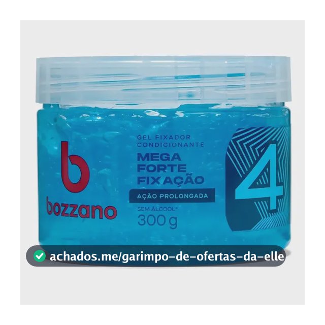 Gel Fixador Bozzano Mega Forte Fator 4 Condicionante 300g
