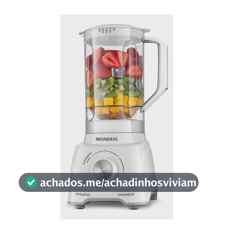 Liquidificador Pratic Power Mondial 550W L-97-W