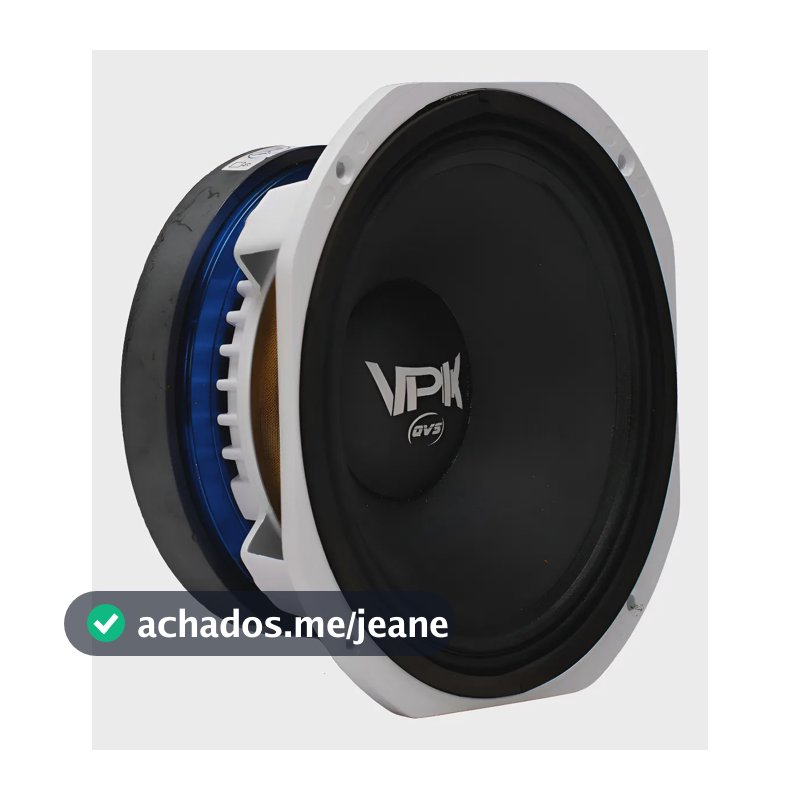 Alto Falante Qvs 60vpk 450wrms 10 Polegadas Pro Medio Grave Azul 8