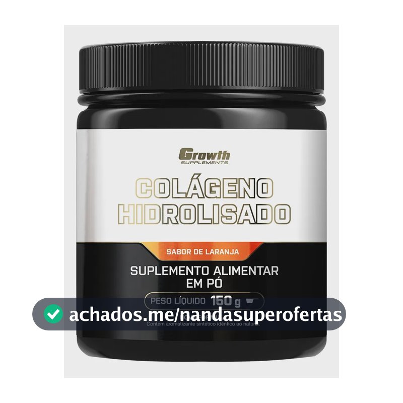 Colágeno Hidrolisado 150g Growth Supplements Laranja
