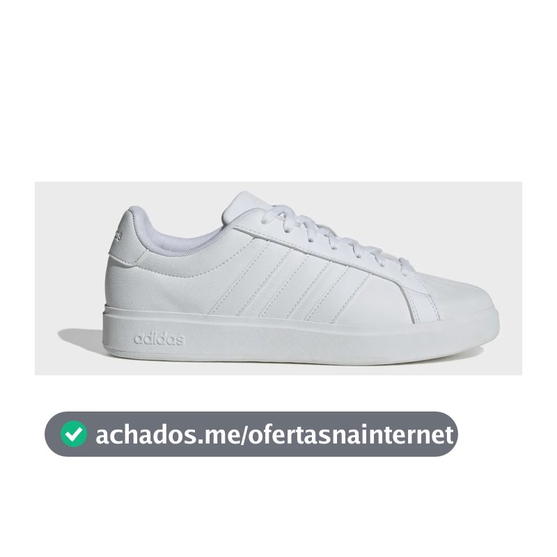 Tênis Masculino Streettalk adidas Ftwwht Ftwwht Ftwwht Liso 38 Br