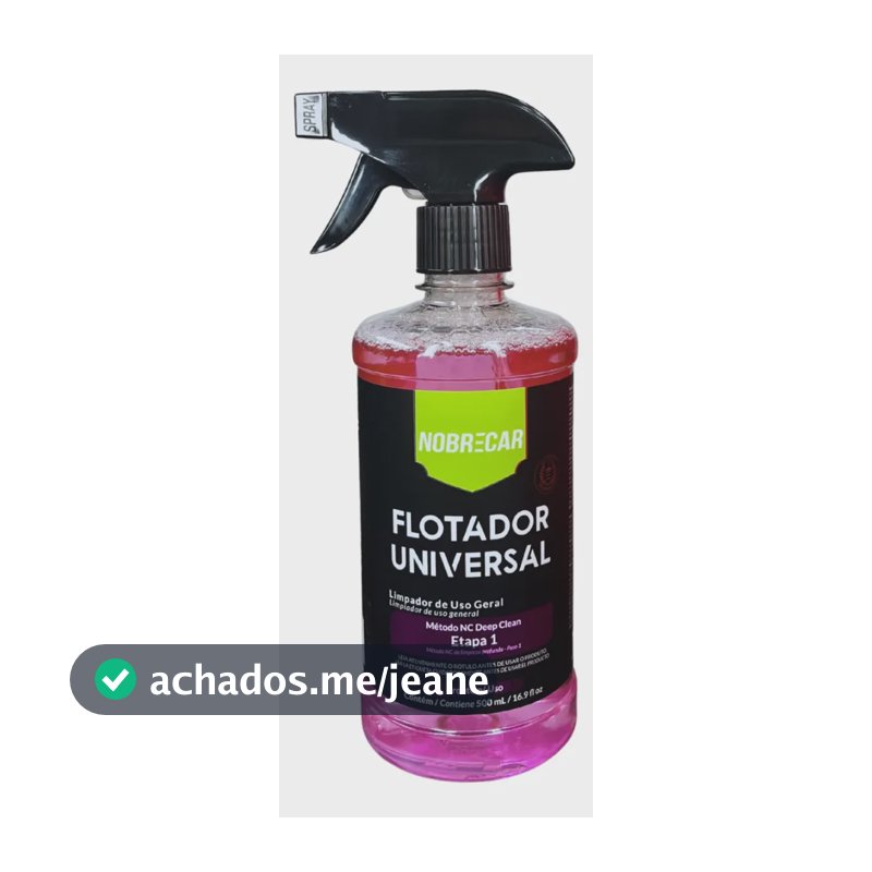Flotador Universal 500ml Nobrecar Limpeza Profunda