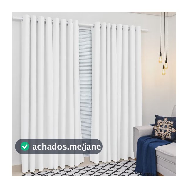 Cortina Tecido Oxford Grosso 3 Metros X 2,50 Largura Premium
