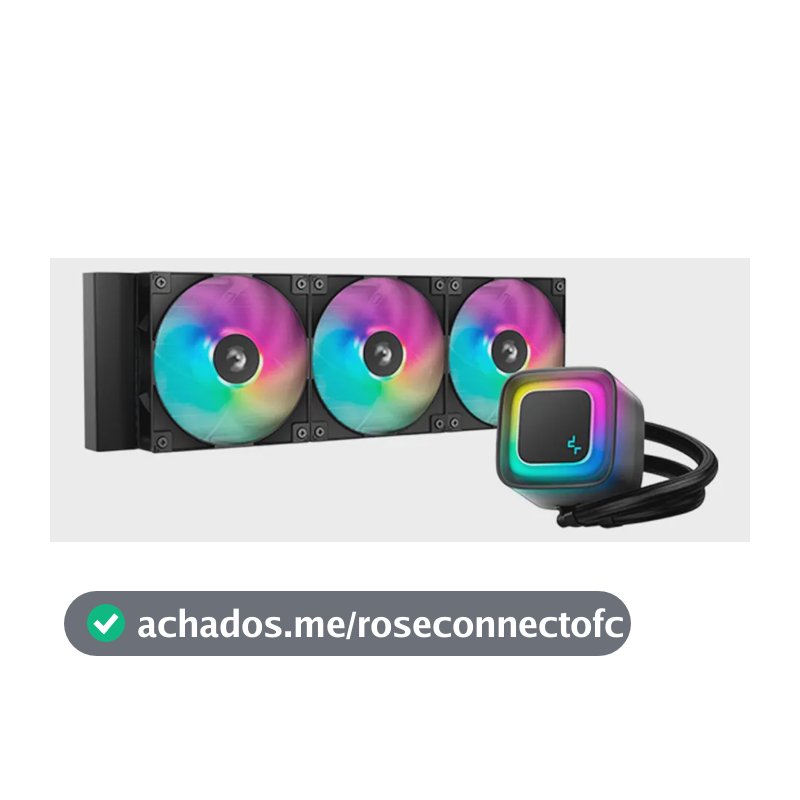 Watercooler Deepcool Le360 V2 Argb Preto 360mm Preto