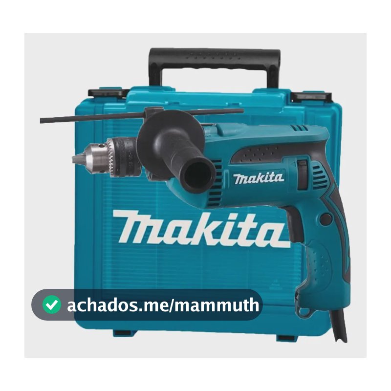 Furadeira De Impacto Hp1640k 1/2 760w C/ Mal. Makita Azul-turquesa