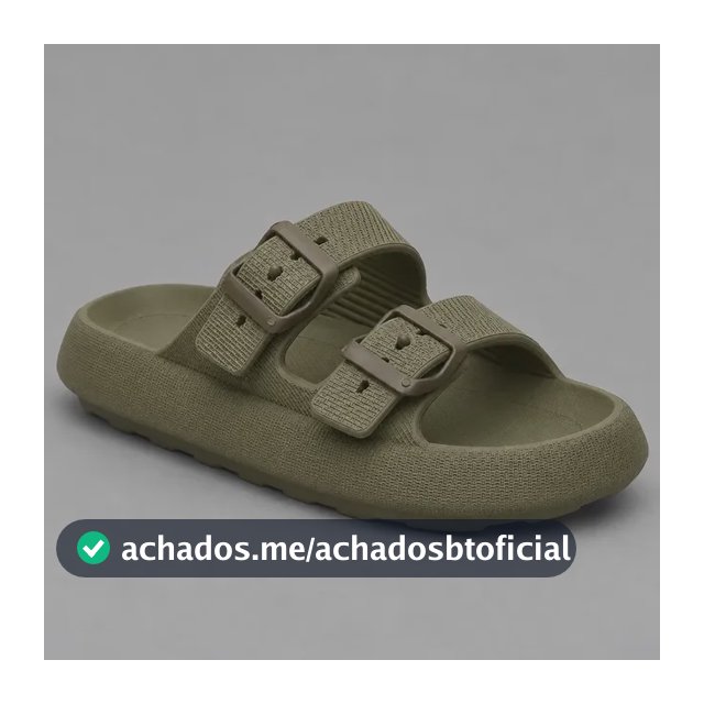 Sandália Chinelo Birken Nuvem Anatômica Tira Dupla Flatform
