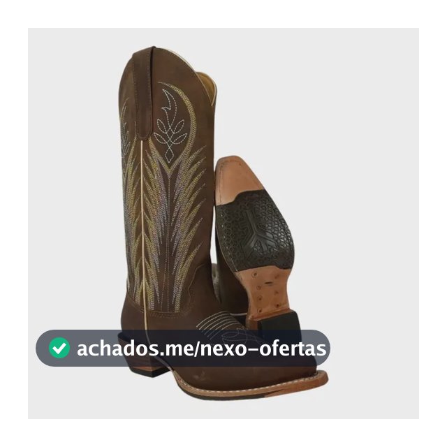 Bota Texana Feminina Goyazes Couro Dallas Ref. 236802-cc