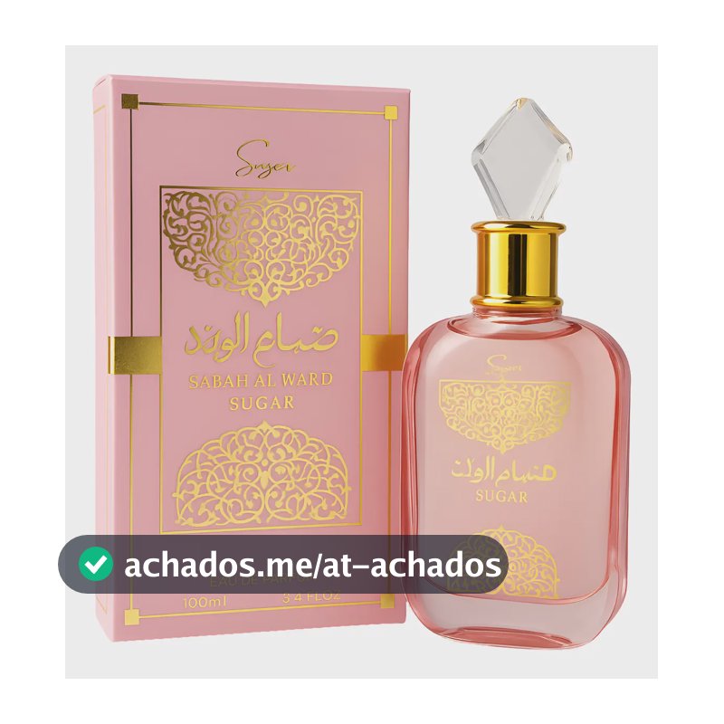 Perfume Árabe Sabah Al Ward Sugar Eau De Parfum 100 Ml