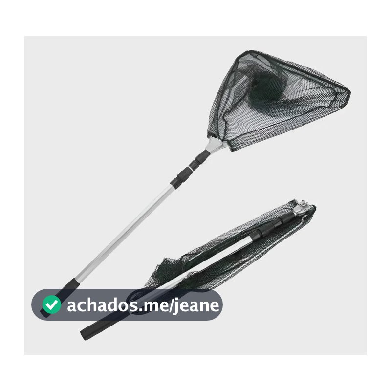 Passaguá Para Pesca Retrátil Dobrável Alumínio 1,70 Metr Verde-claro