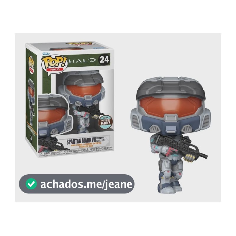 Boneco Pop Funko Halo Inifite Spartan Mark Vii #24 Exclusivo