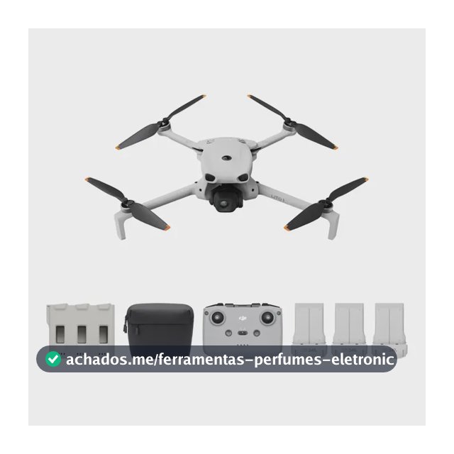 Dji Lito 1 Fly More Combo (dji Rc-n3), Drone 4k Cinza