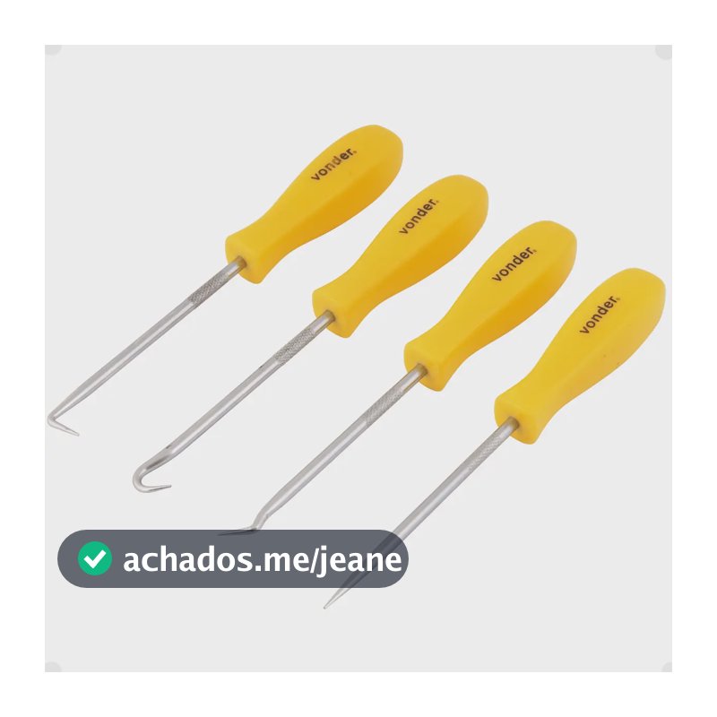 Kit Jogo De Mini Pegadores 4 Pecas Vonder - 35 99 000 400